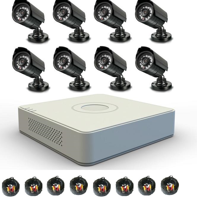 overvågning 8 kamera - Analog - TVcamShop